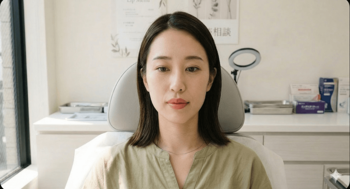 Sheer Lip Tint 施術後